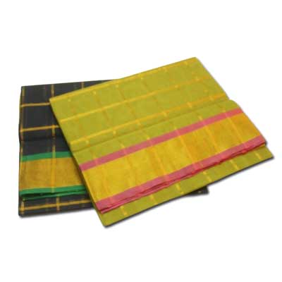"Chettinadu Zari checks cotton sarees SLSM-42 n SLSM-43(2 Sarees) - Click here to View more details about this Product